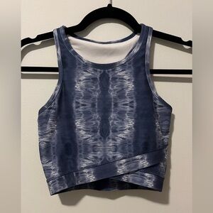 Tie dye sports bra 🩵🤍